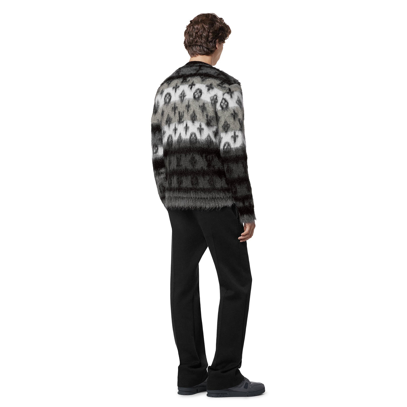 Cardigan Louis Vuitton Monogram Mohair Multicoloured Cardigan — vue 4