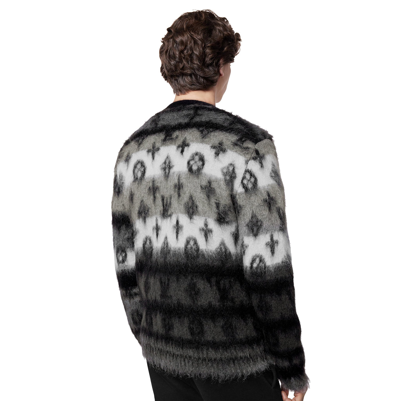 Cardigan Louis Vuitton Monogram Mohair Multicoloured Cardigan — vue 2