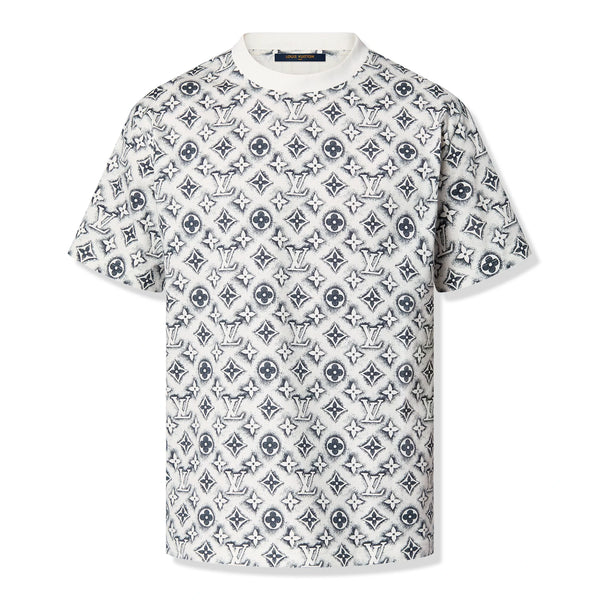 T-Shirt Louis Vuitton Monogram Blanc Deep Noir T Shirt