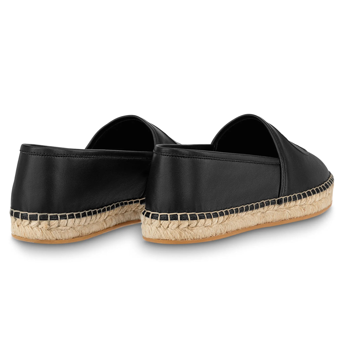 Espadrilles Louis Vuitton Starboard Leather Noir Espadrilles — vue 5
