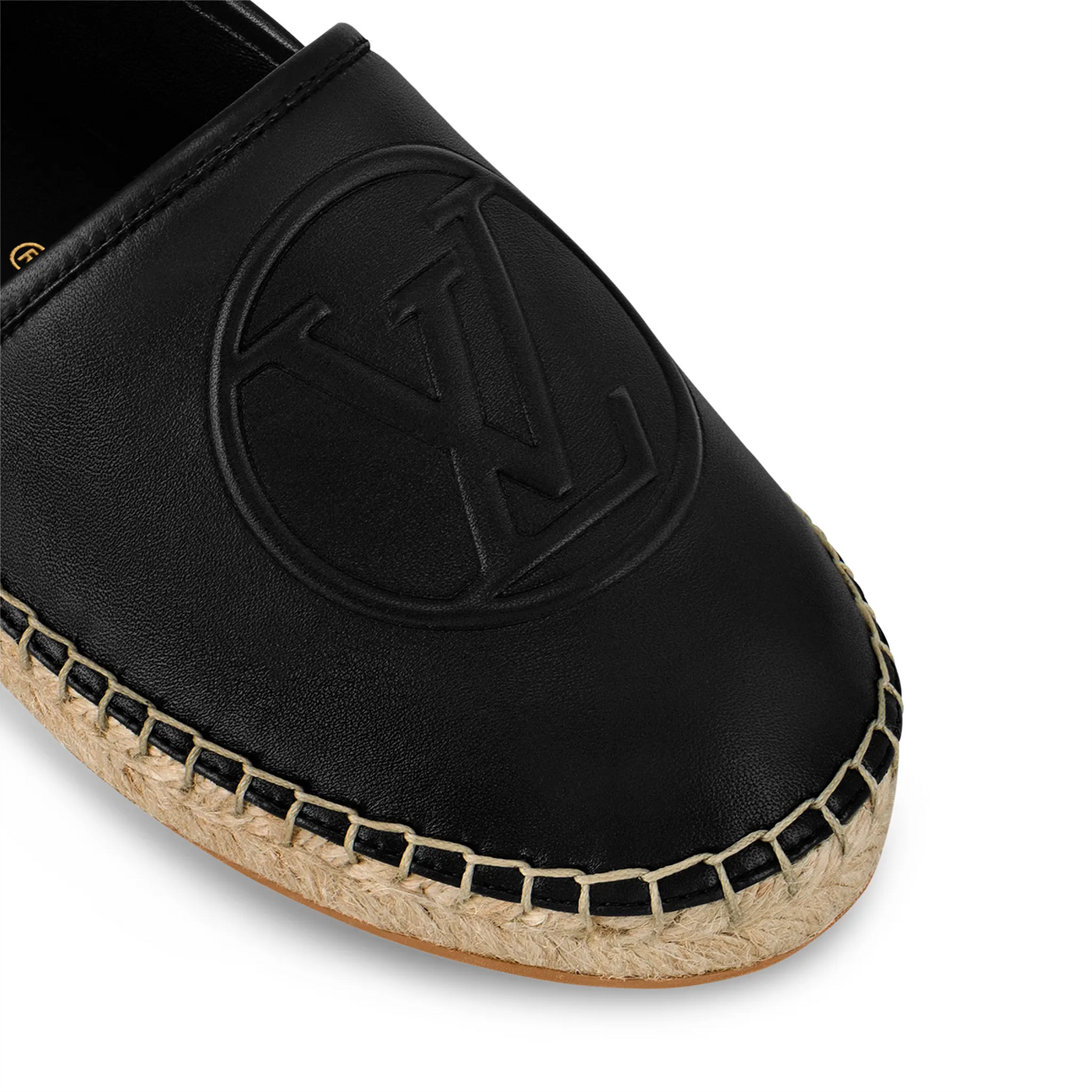 Espadrilles Louis Vuitton Starboard Leather Noir Espadrilles — vue 6