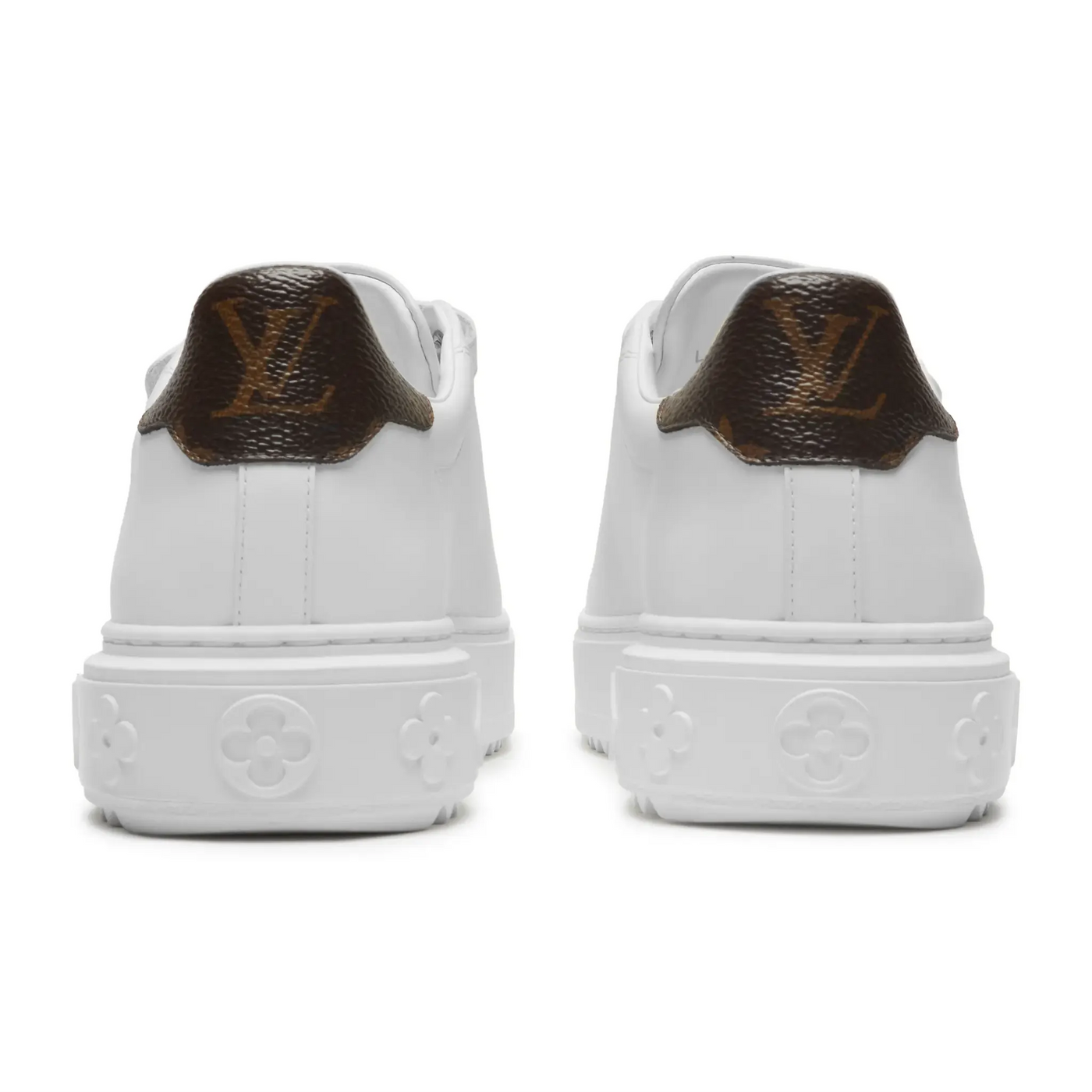 Baskets Louis Vuitton Time Out Strap Blanc — vue 4
