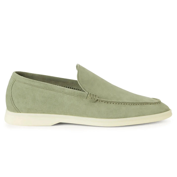 Mocassins Daim — Vert