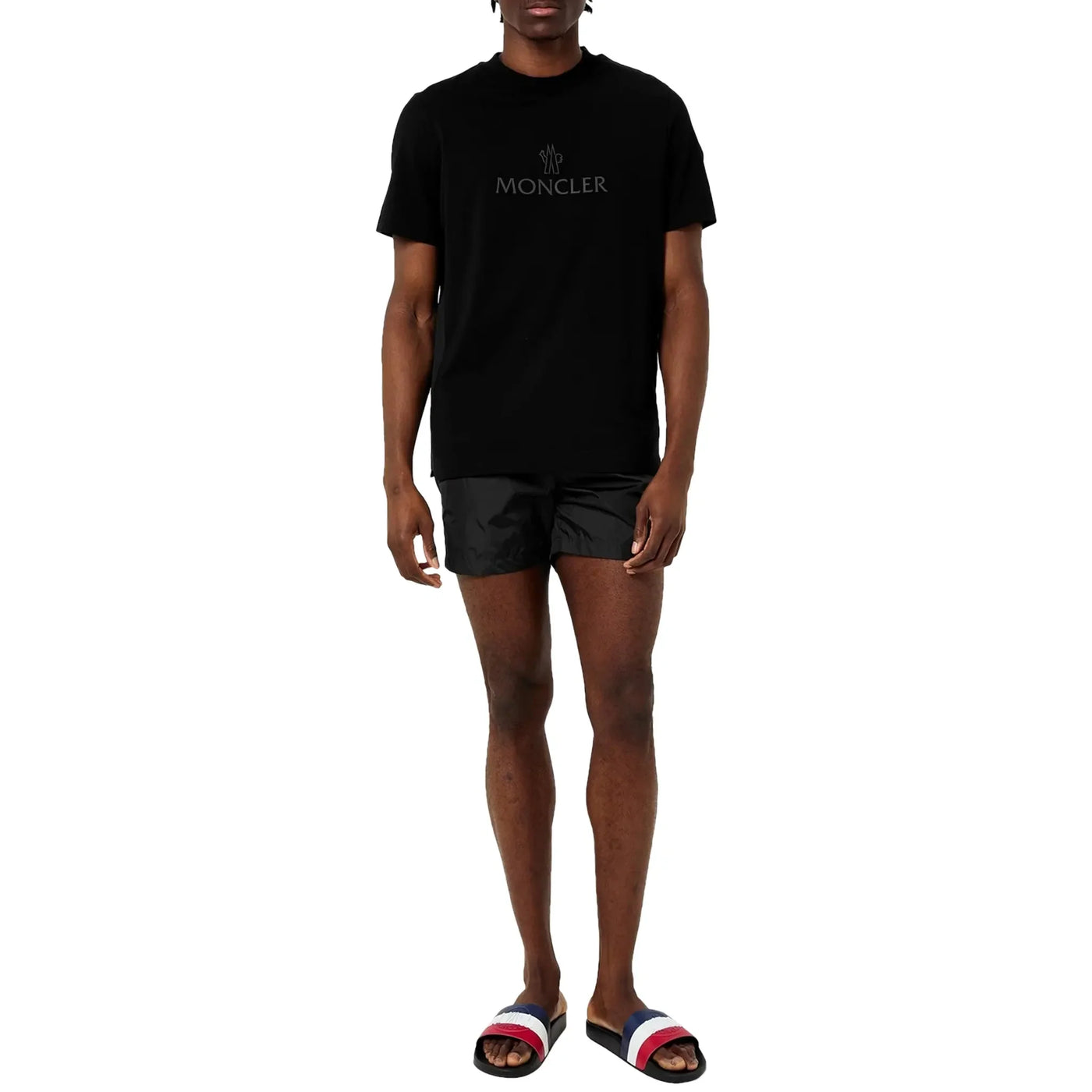 Claquettes Moncler Basile Noir Sliders — vue 6