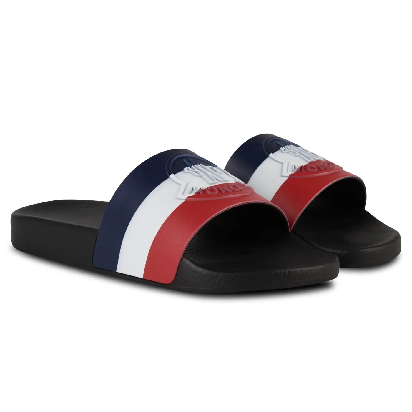 Claquettes Moncler Basile Noir Sliders — vue 2