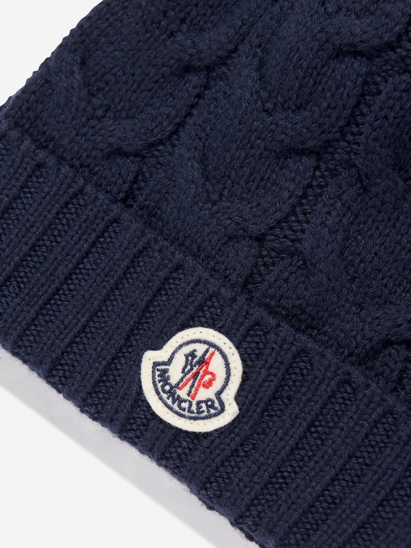 Bonnet Moncler Wool Knit Marine — vue 3