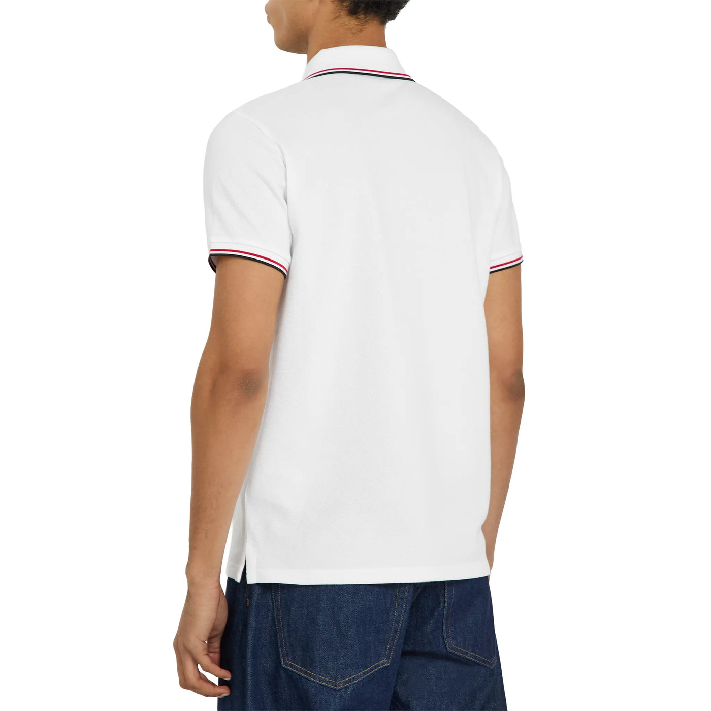 Polo Moncler Logo Cotton Maglia Polo Shirt — vue 2