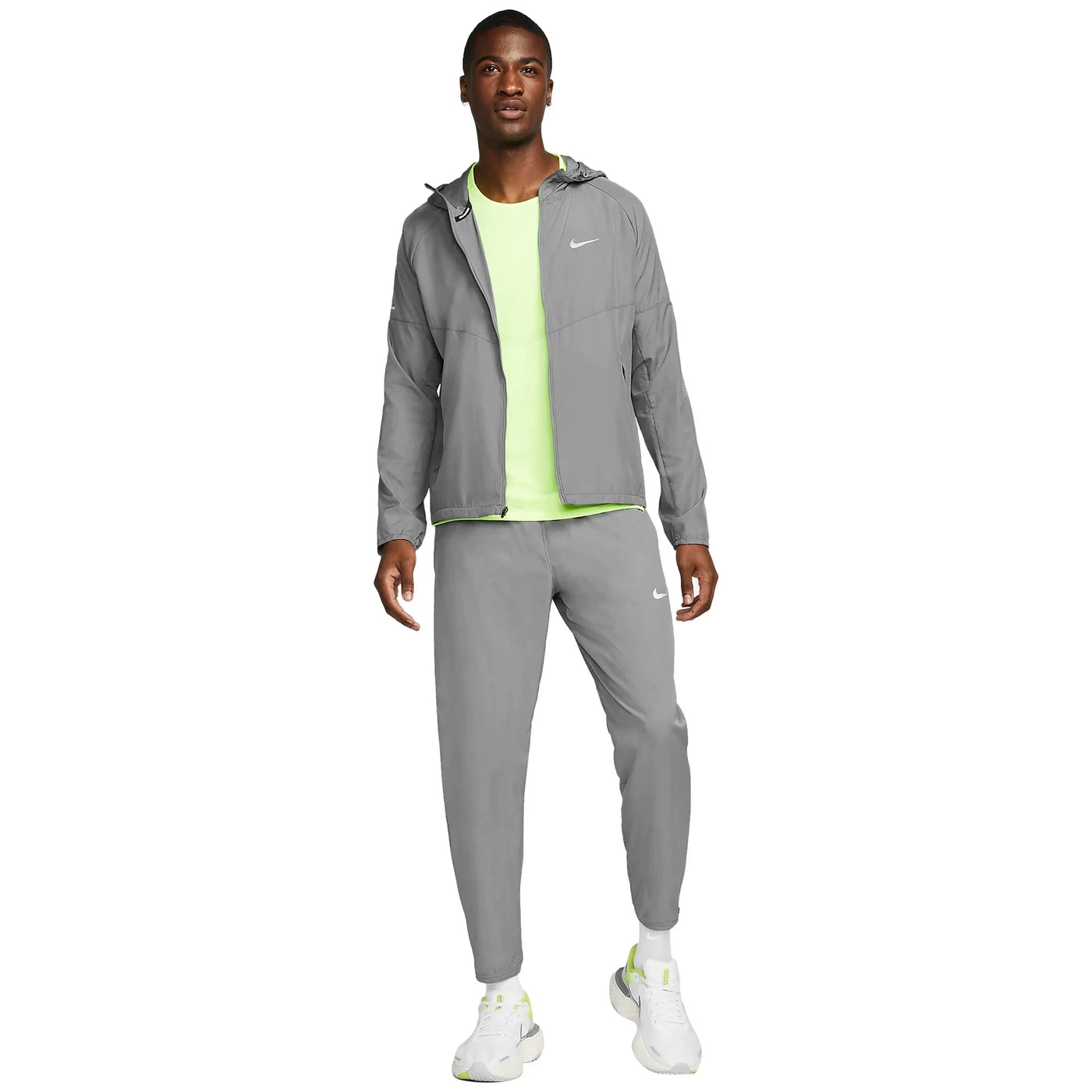 Coupe-vent Nike Miler Repel Challenger Gris Windbreaker