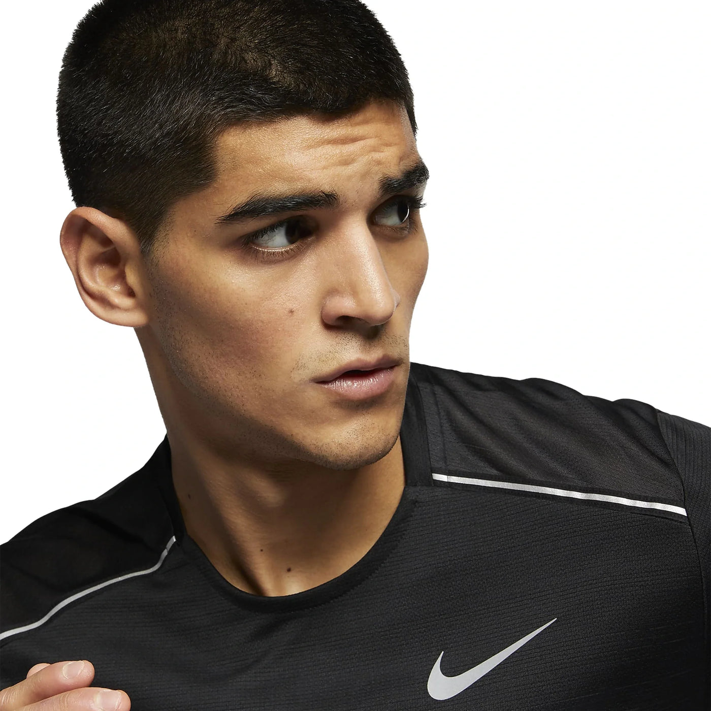 Baskets Nike Dri-FIT 1.0 Noir Miler Running T Shirt — vue 4