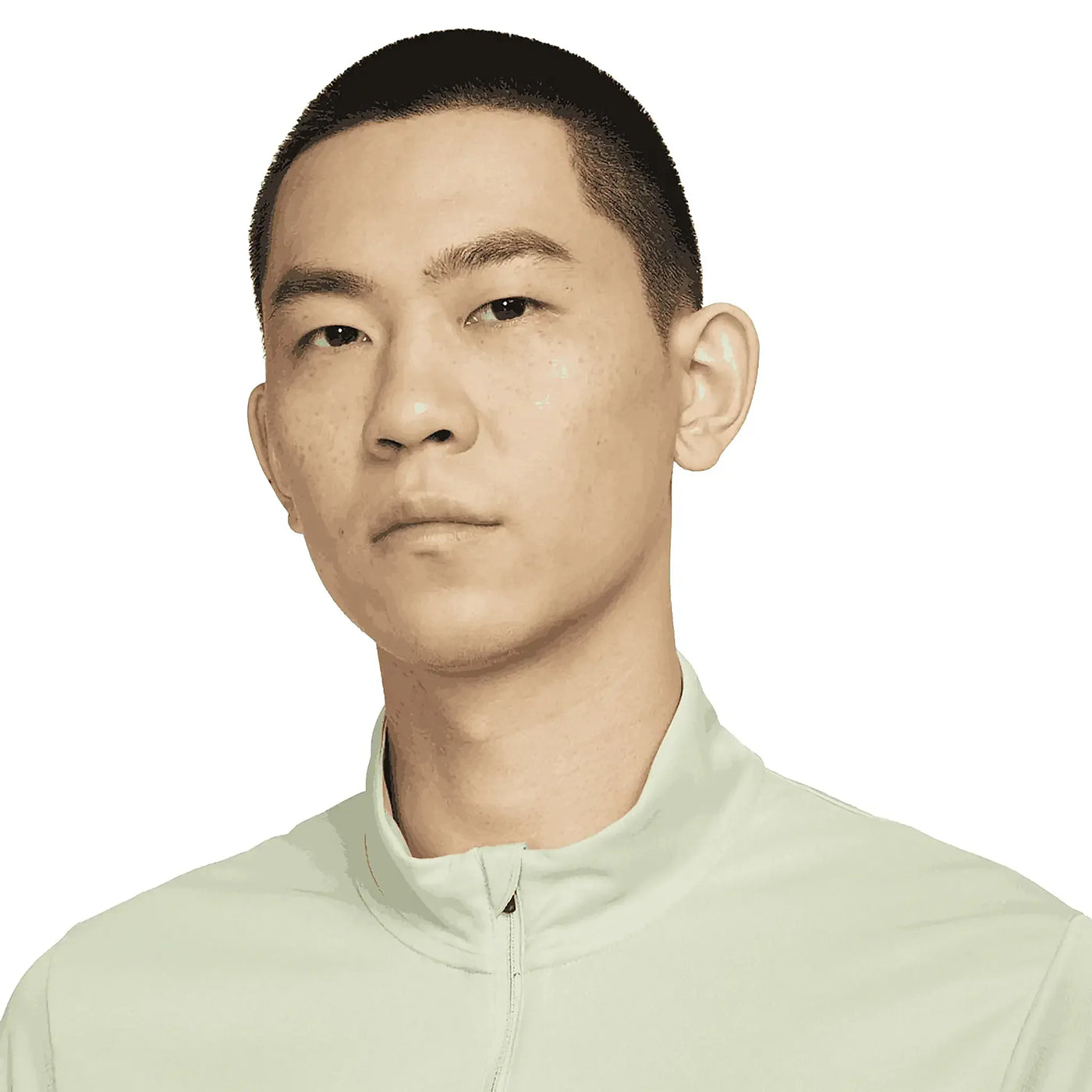 Sweat Nike Dri-FIT Olive Aura Half-zip Training Top — vue 5
