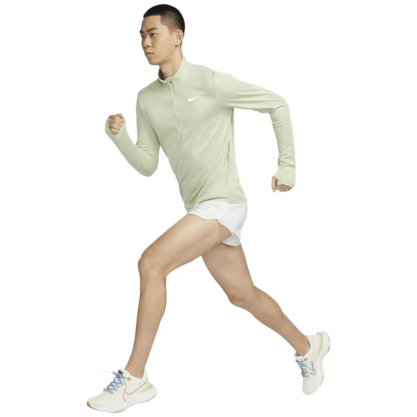 Sweat Nike Dri-FIT Olive Aura Half-zip Training Top — vue 4