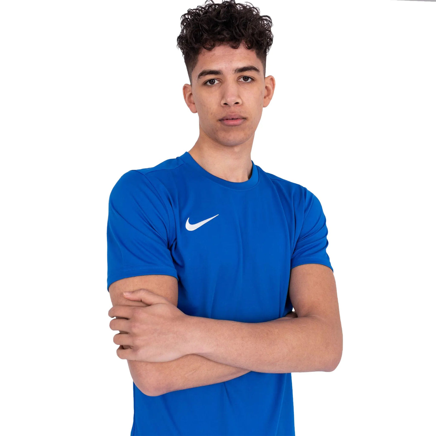 T-Shirt Nike Dri-FIT Park III Royal Bleu Blanc T Shirt — vue 4