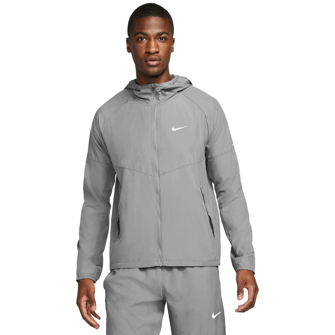 Coupe-vent Nike Miler Repel Gris Windbreaker