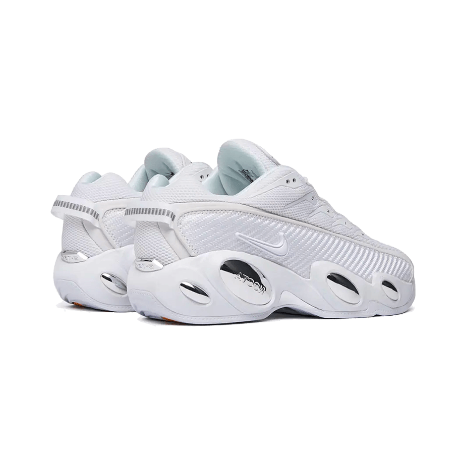 Baskets Nike NOCTA Glide Blanc Chrome — vue 3