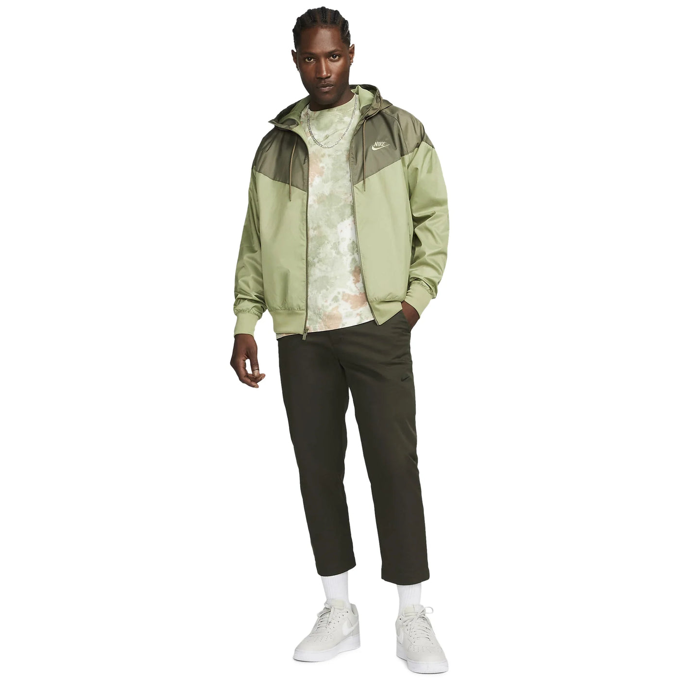 Veste Nike Sportswear Windrunner Vert — vue 4