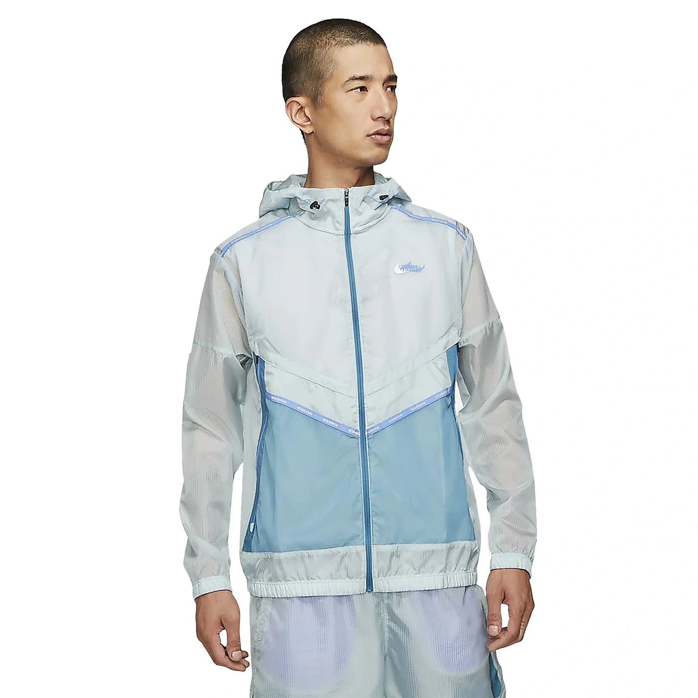 Veste Nike Wild Run Windrunner Bleu — vue 2