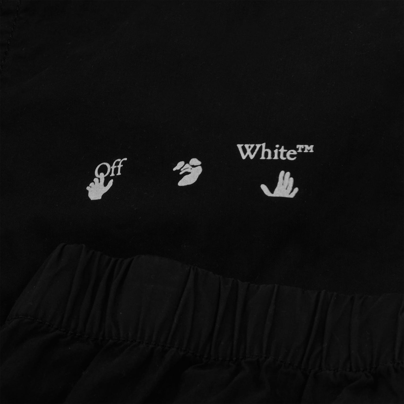 Pantalon Off-White Hands Off Noir Cargo — vue 3