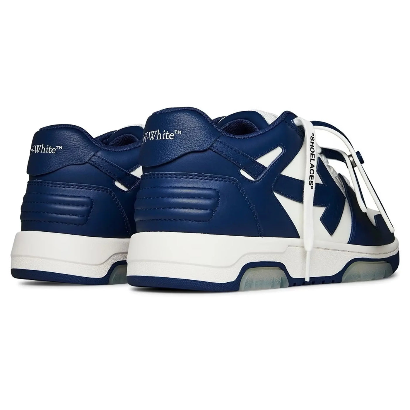 Baskets Off-White Out of Office Marine Bleu Blanc Baskets — vue 3