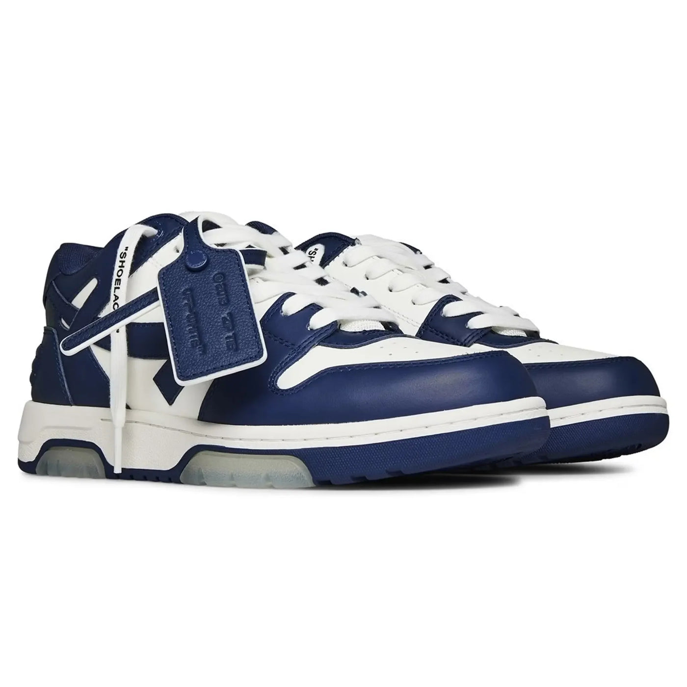 Baskets Off-White Out of Office Marine Bleu Blanc Baskets — vue 2