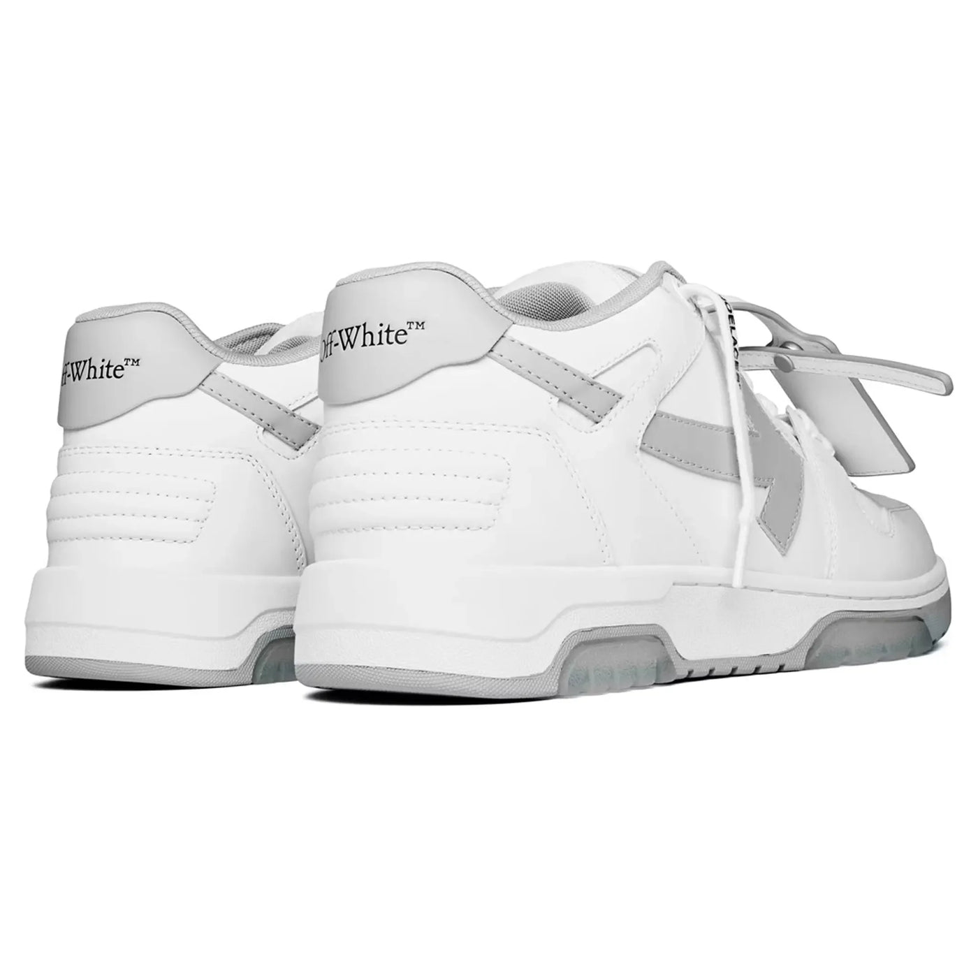 Baskets Off-White Out of Office Blanc Gris Baskets — vue 3