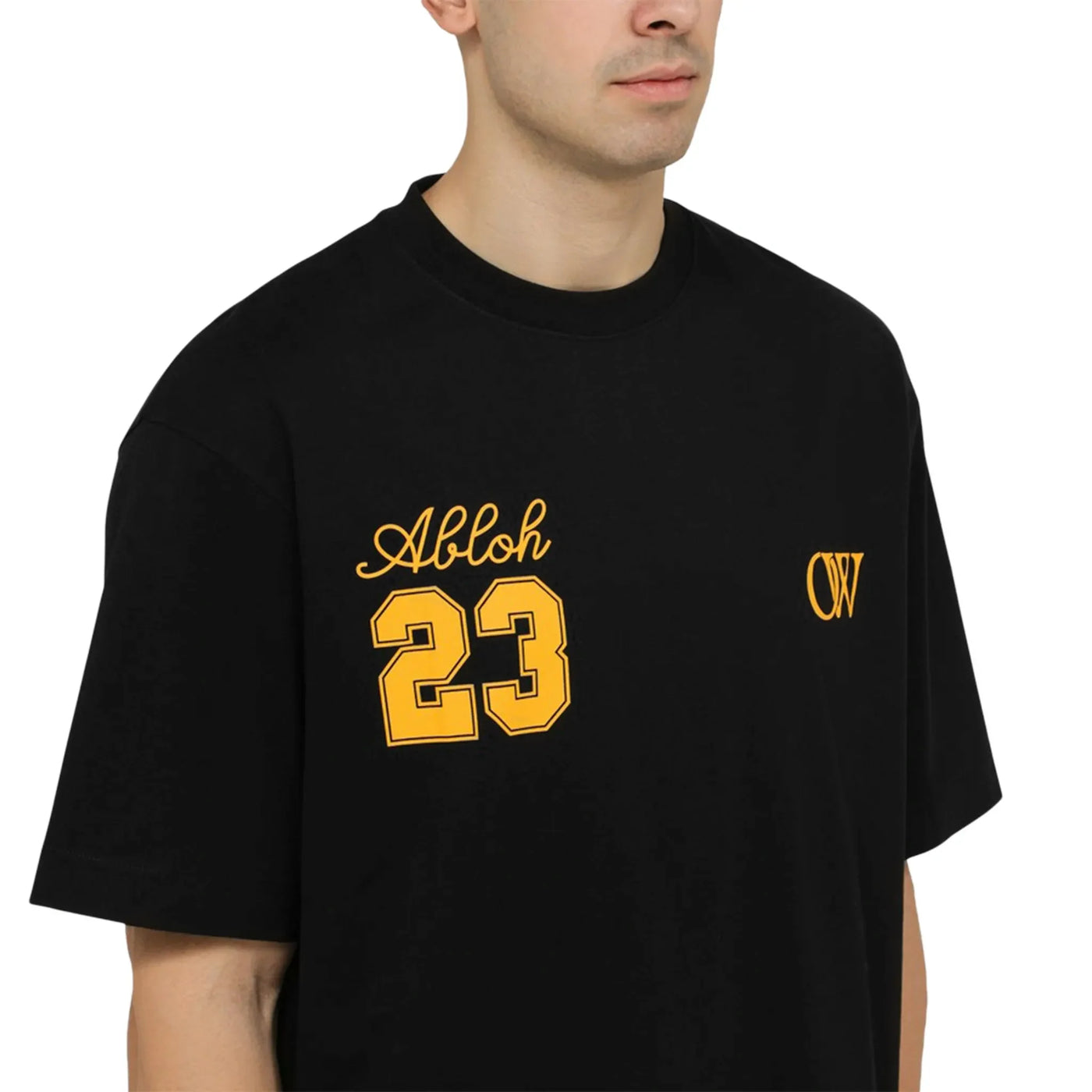 T-Shirt Off-White OW 23 Skate Noir T Shirt — vue 6