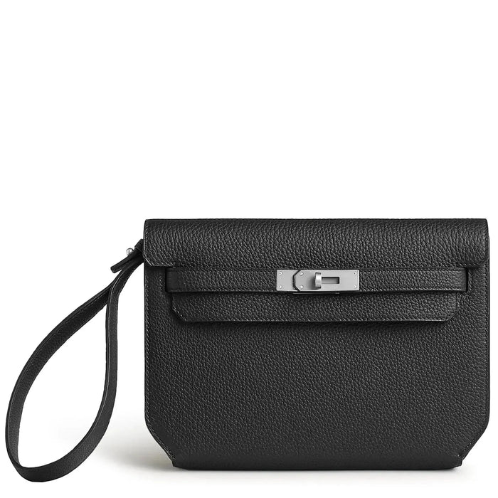 Pochette Cuir — Noir