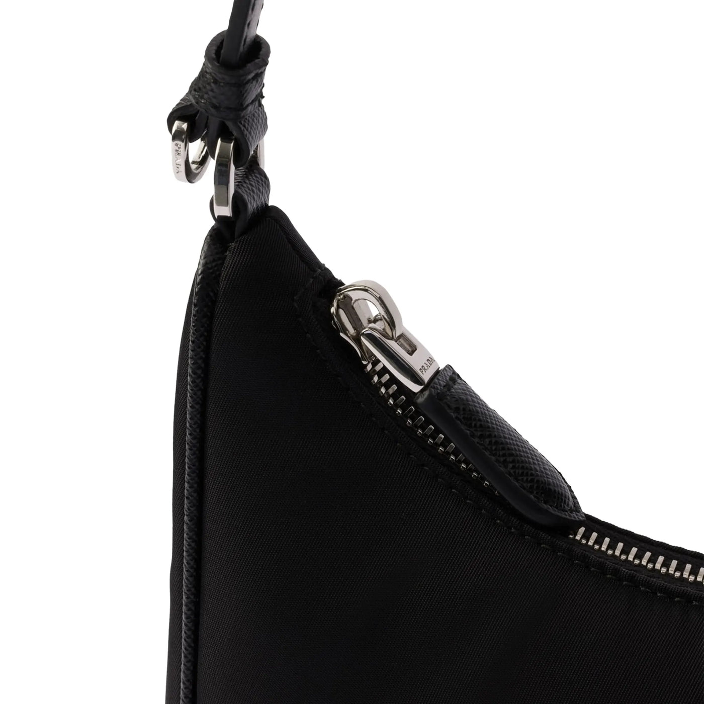 Sac Prada Logo Re-edition 2005 Mini Noir — vue 8