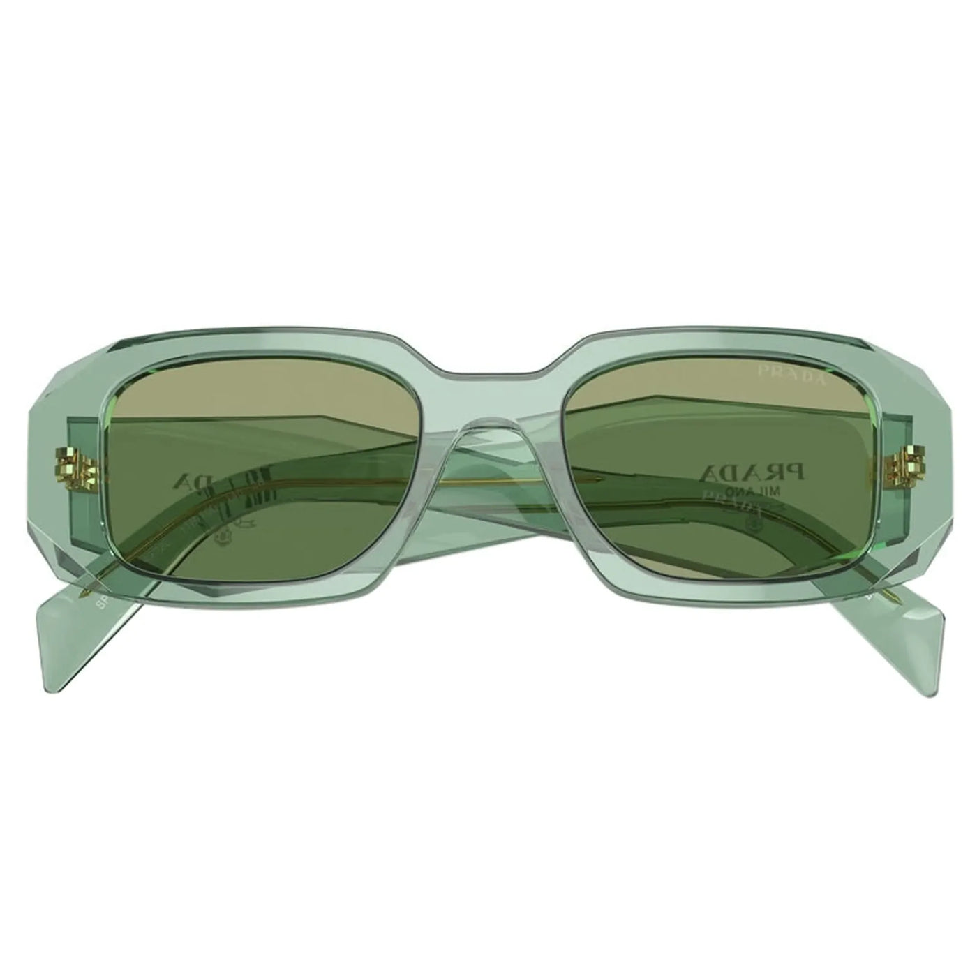 Lunettes de soleil Prada PR 17WS 11R10E Transparent Sage — vue 5