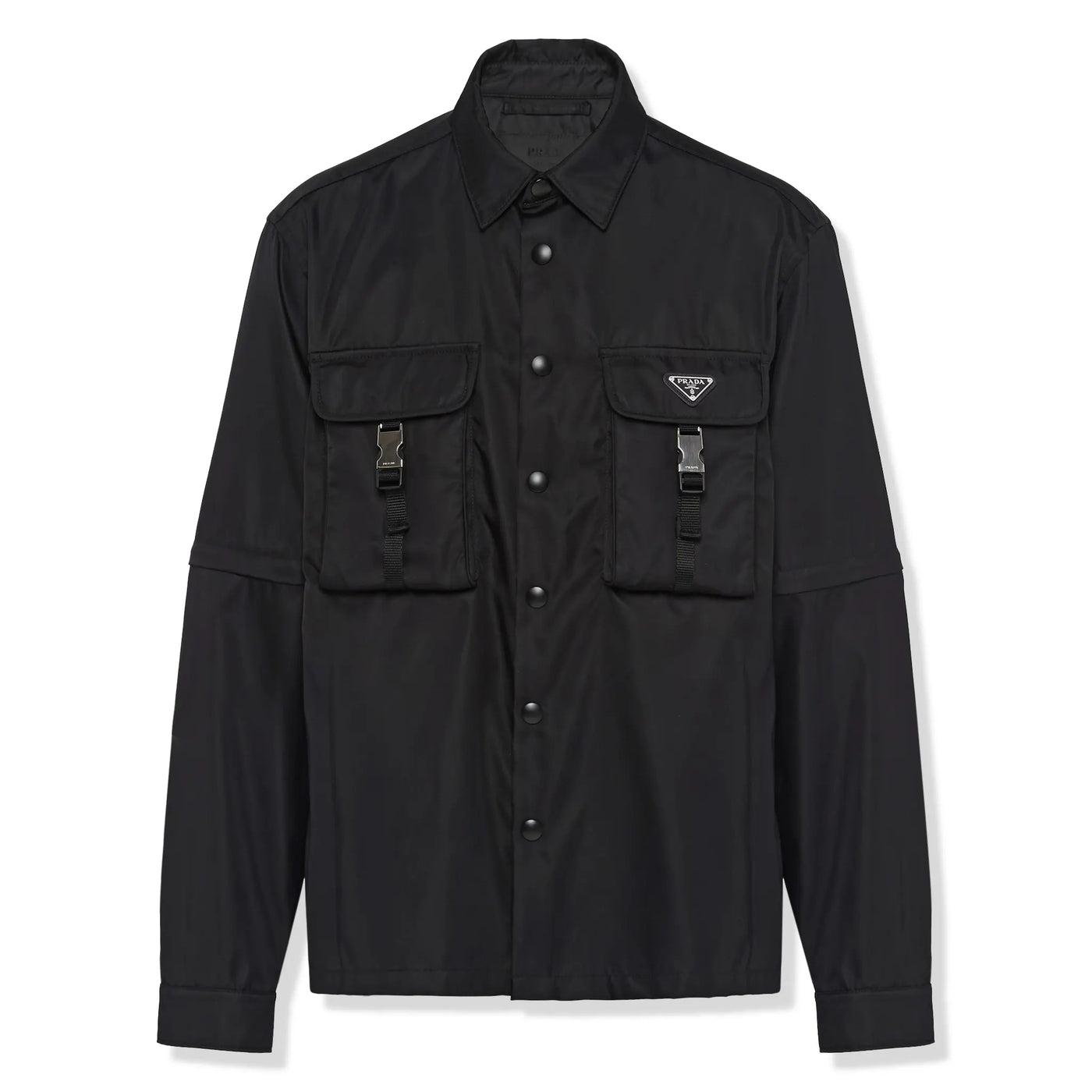 Chemise Prada Re-nylon Gabardine Noir Shirt