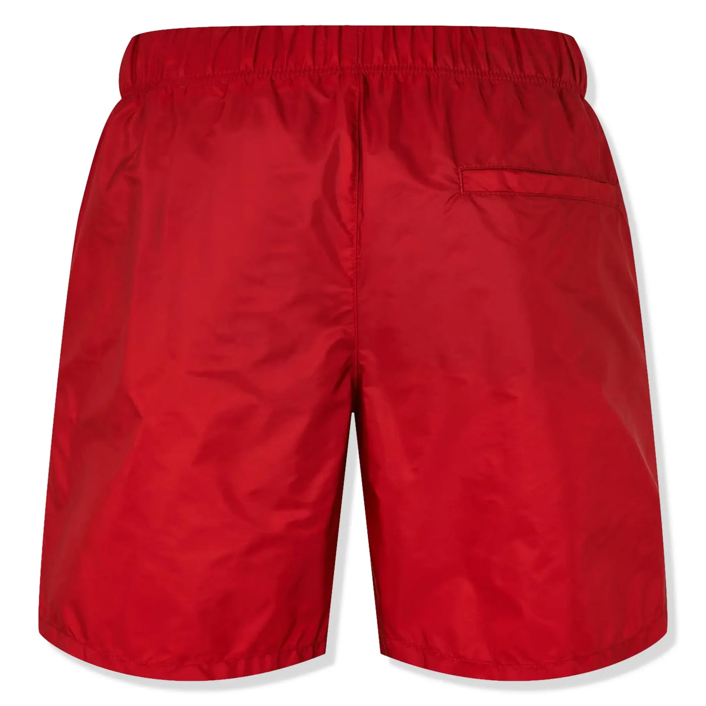 Short Prada Triangle Interlock Rouge Swim — vue 2