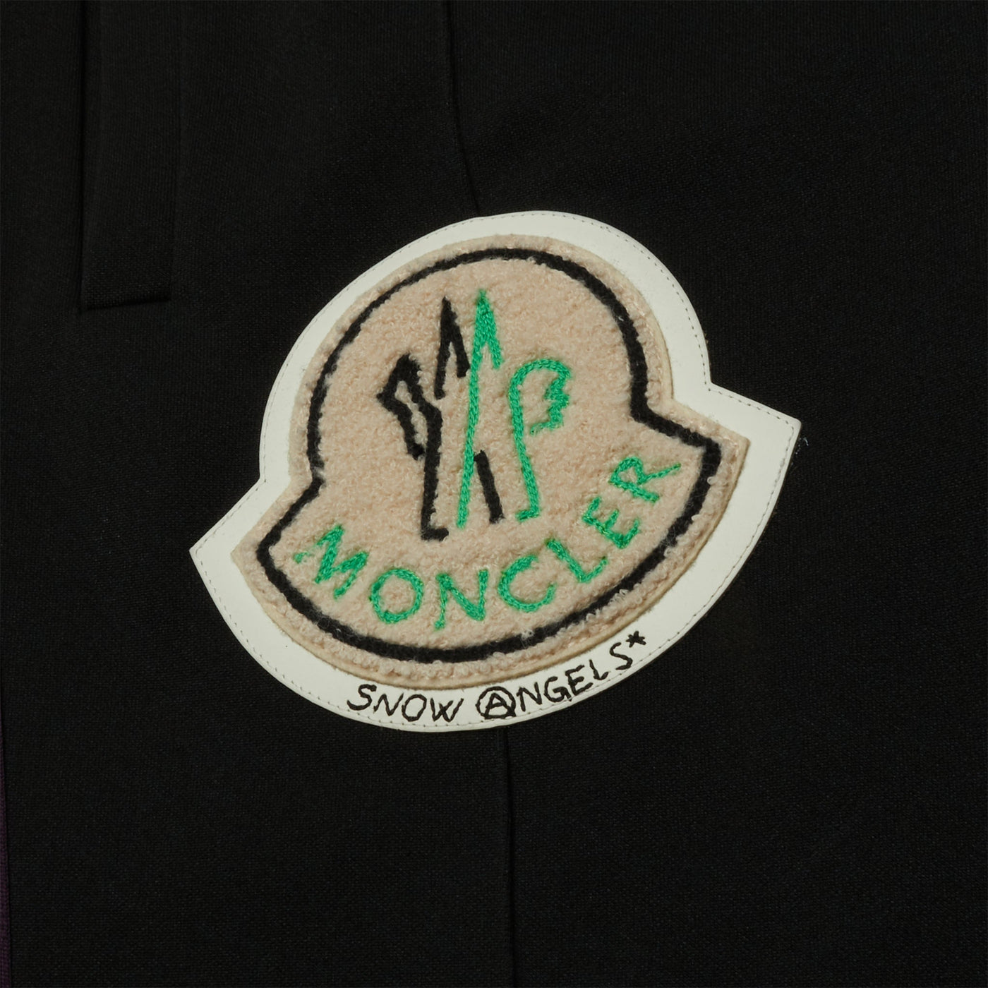 Jogging Moncler Preloved - X Palm Angels Striped Noir Track — vue 3