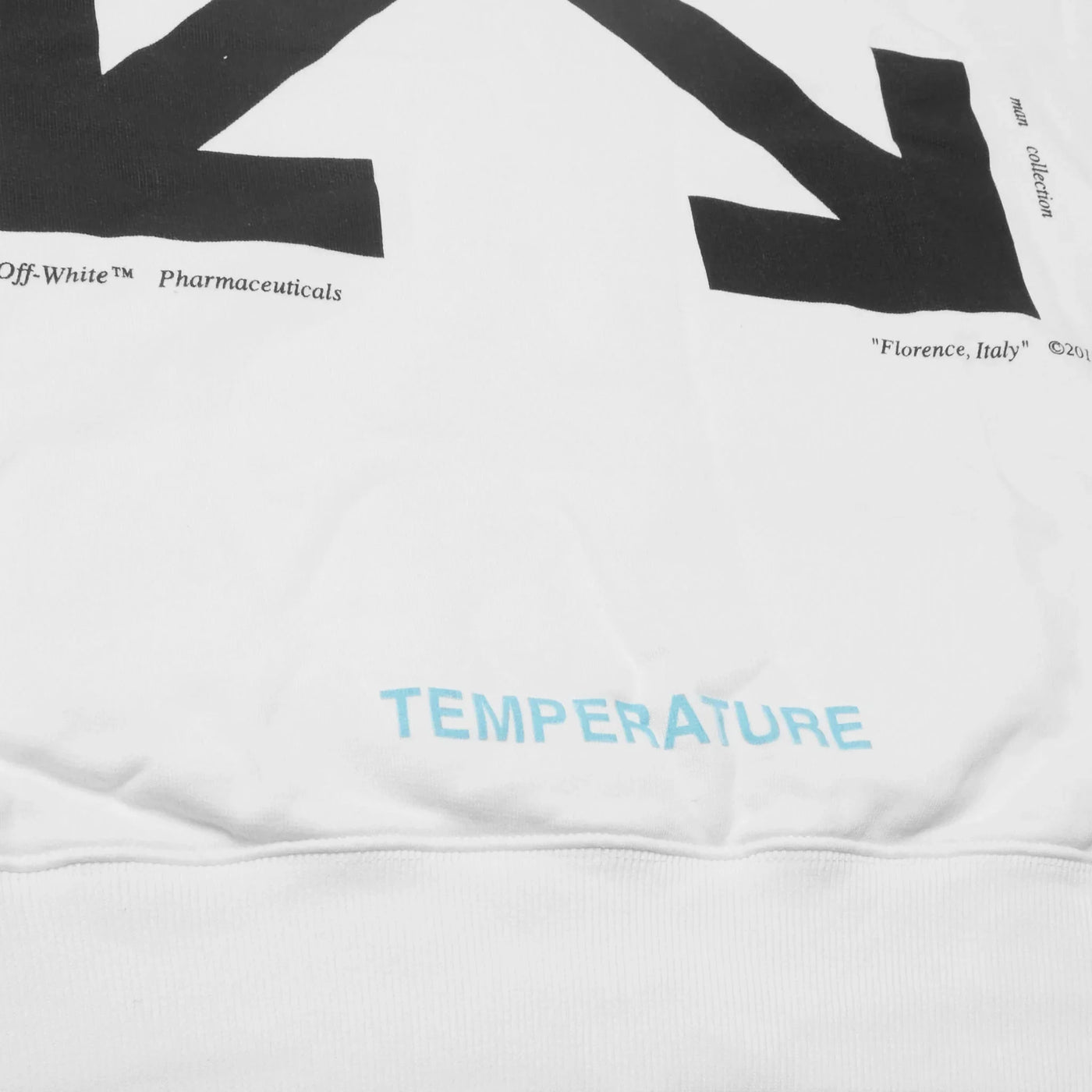 Hoodie Off-White Preloved - Mona Lisa Blanc Noir Gris — vue 4