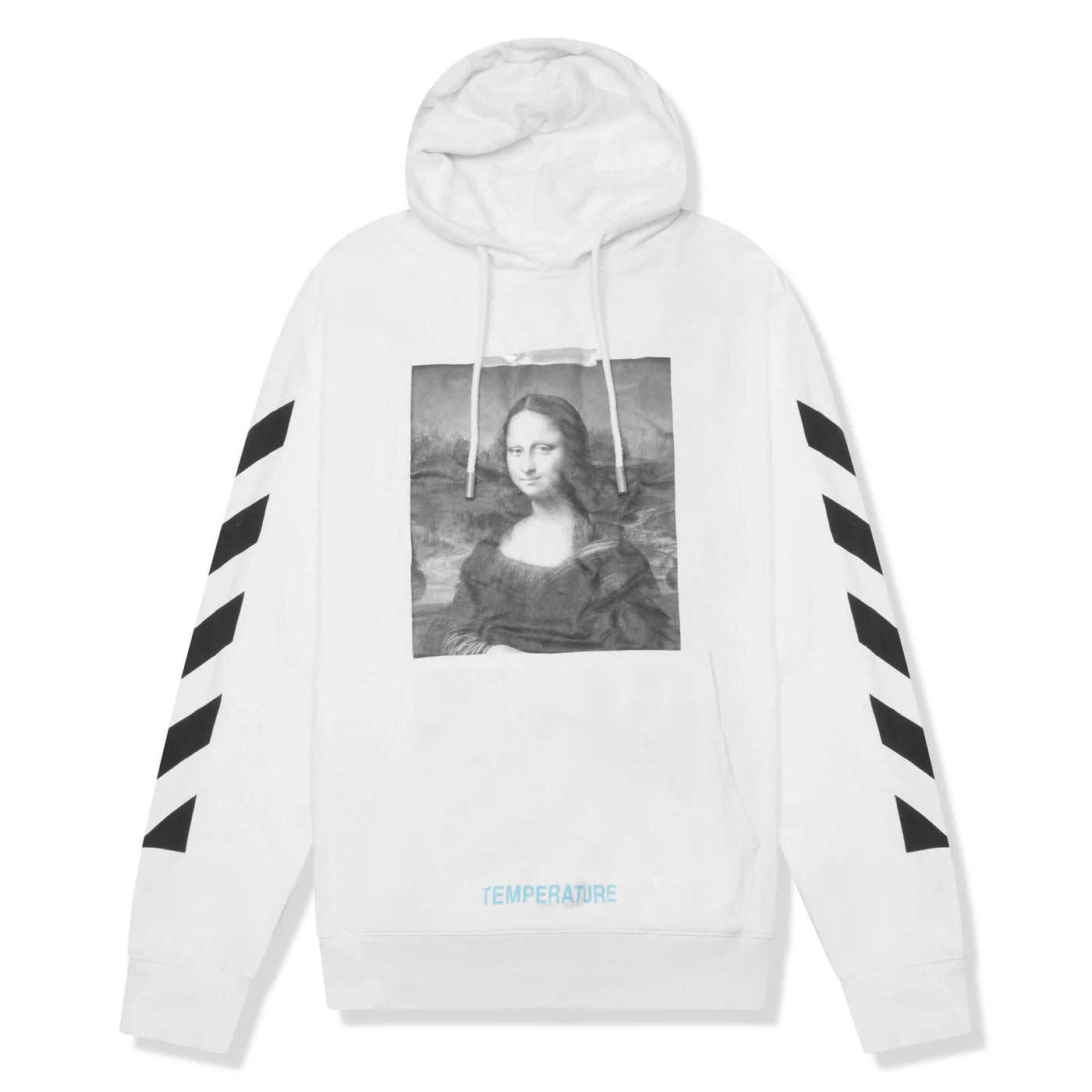 Hoodie Off-White Preloved - Mona Lisa Blanc Noir Gris