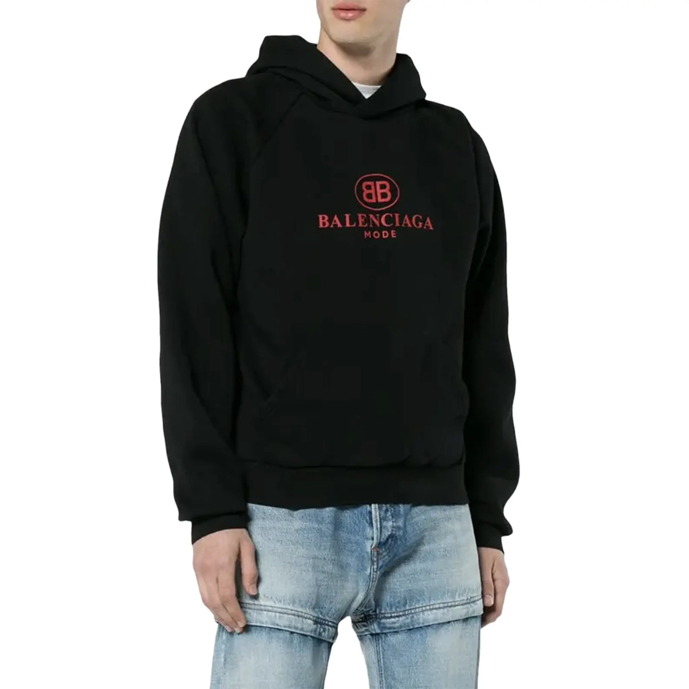 Hoodie Balenciaga Preloved - BB Mode Noir — vue 3