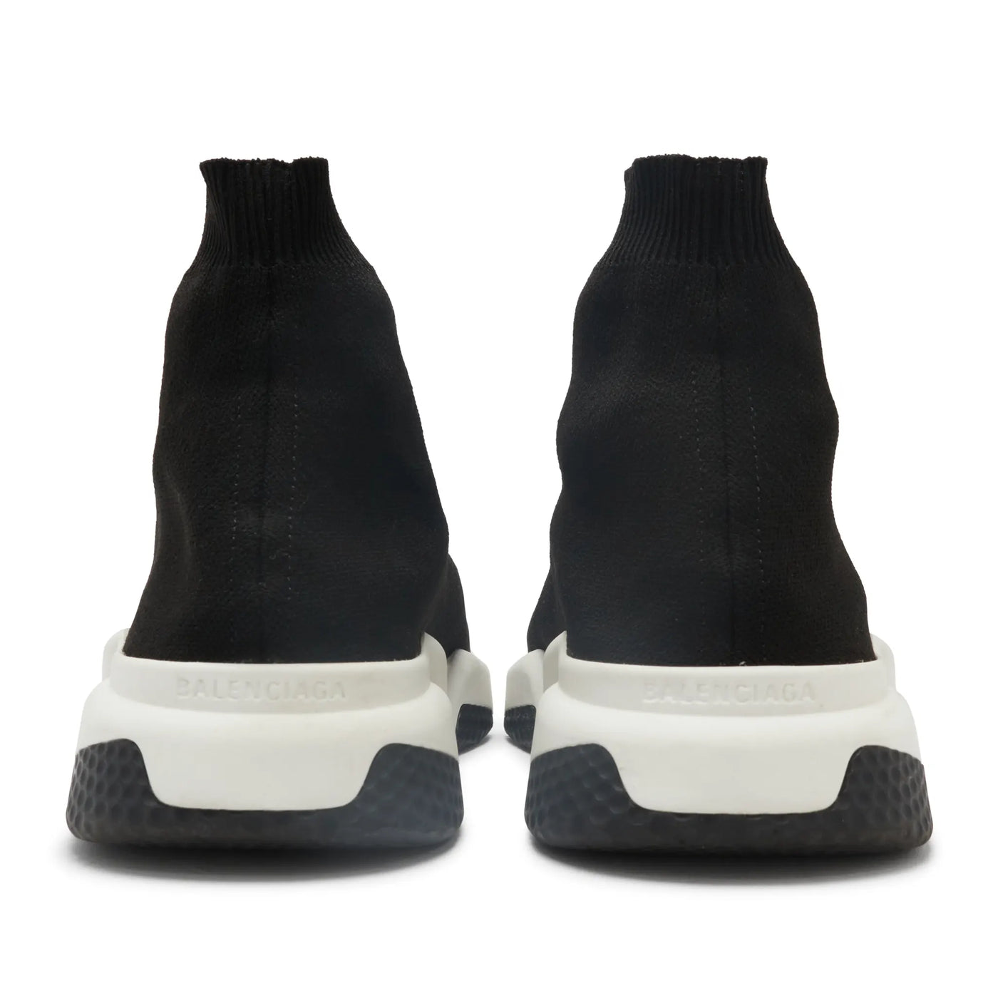 Baskets Balenciaga Preloved - Speed Knit Sock Noir Blanc — vue 3