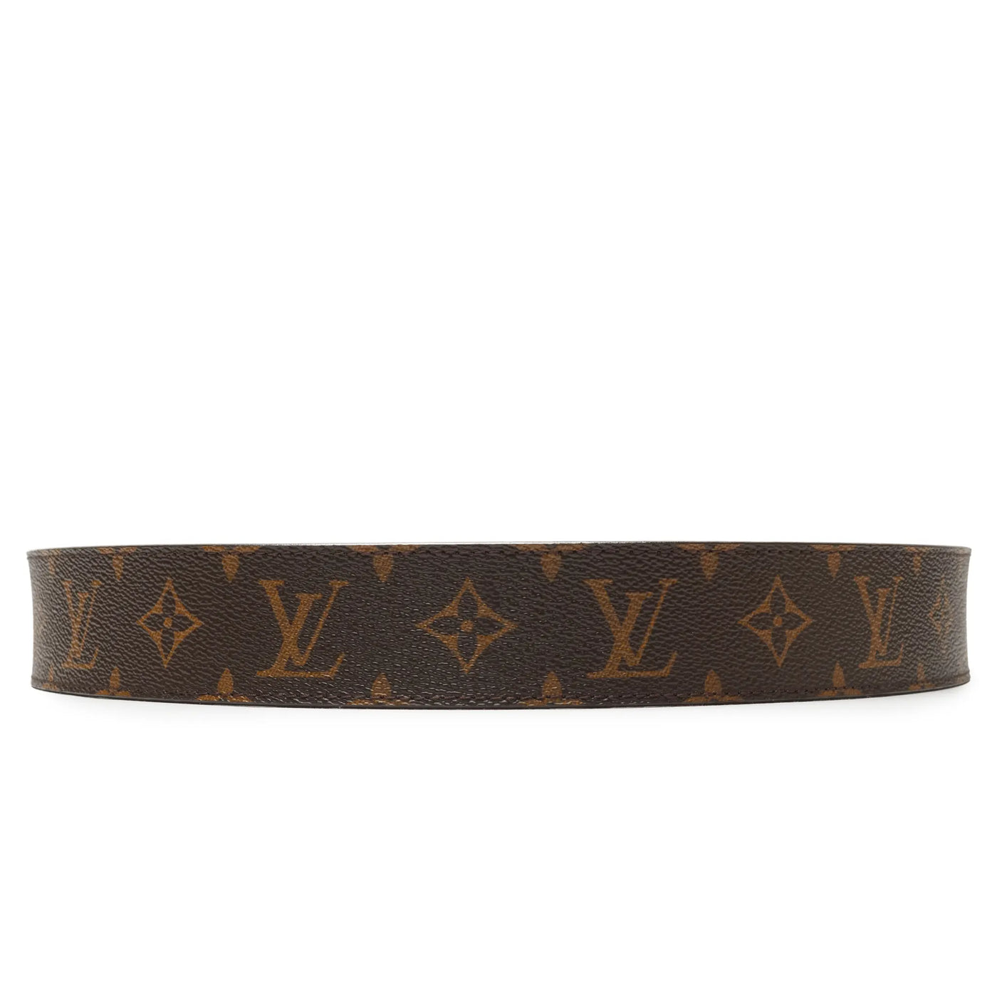 Ceinture Louis Vuitton Preloved - Initiales Monogram 40mm Marron — vue 2