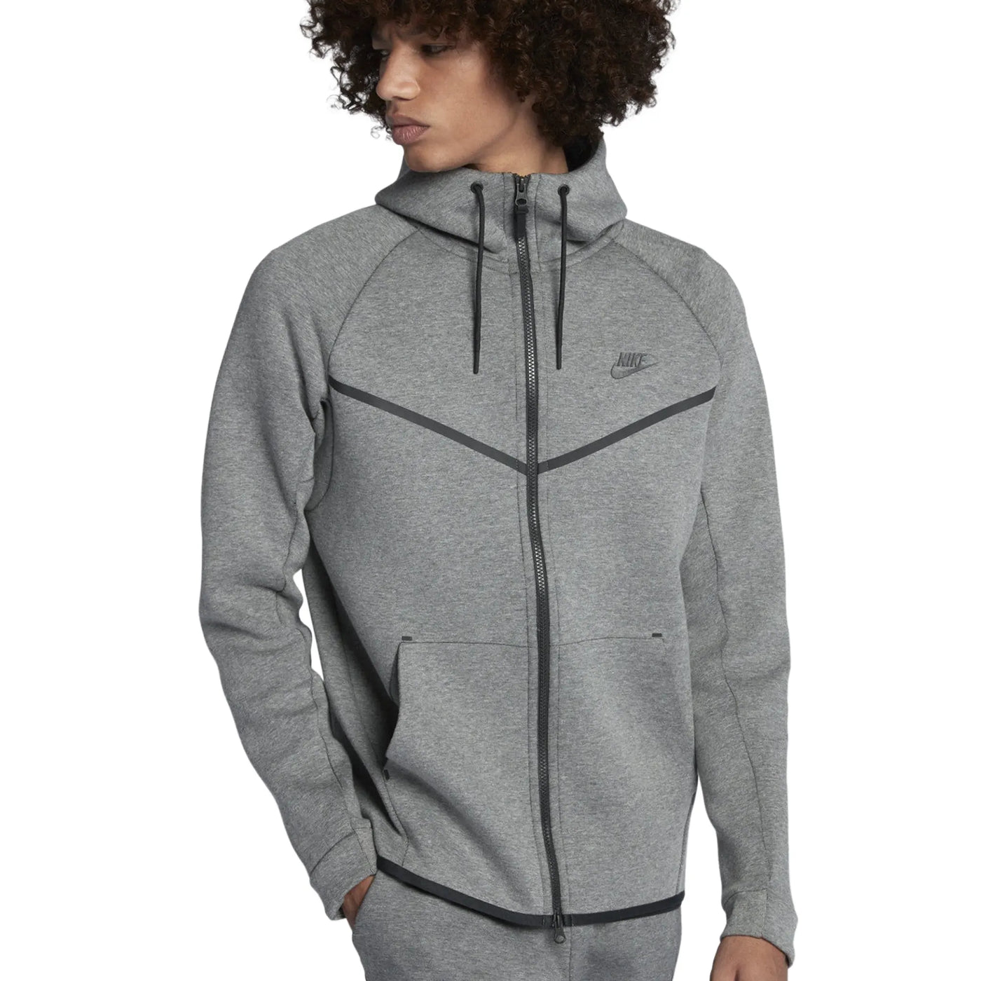 Survêtement Nike Preloved - Tech Fleece Carbon Heather Gris Tracksuit