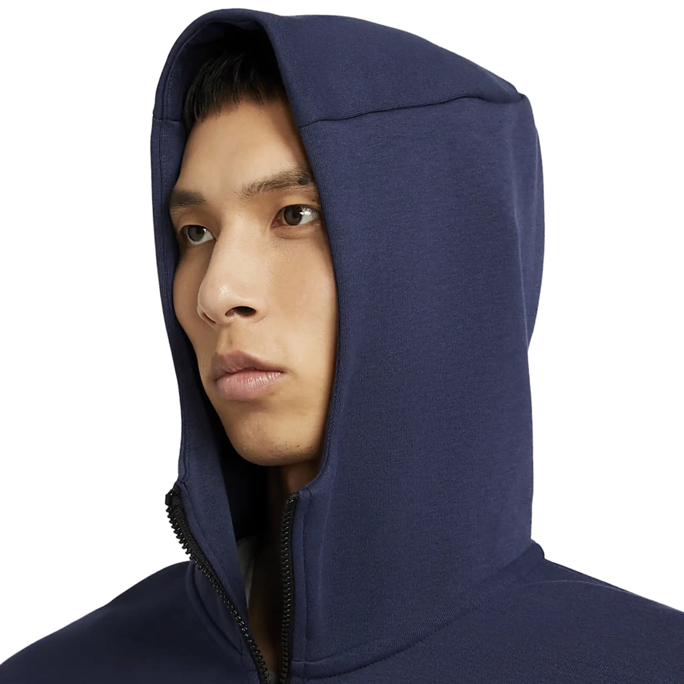 Hoodie Nike Preloved - Tech Fleece Marine — vue 4
