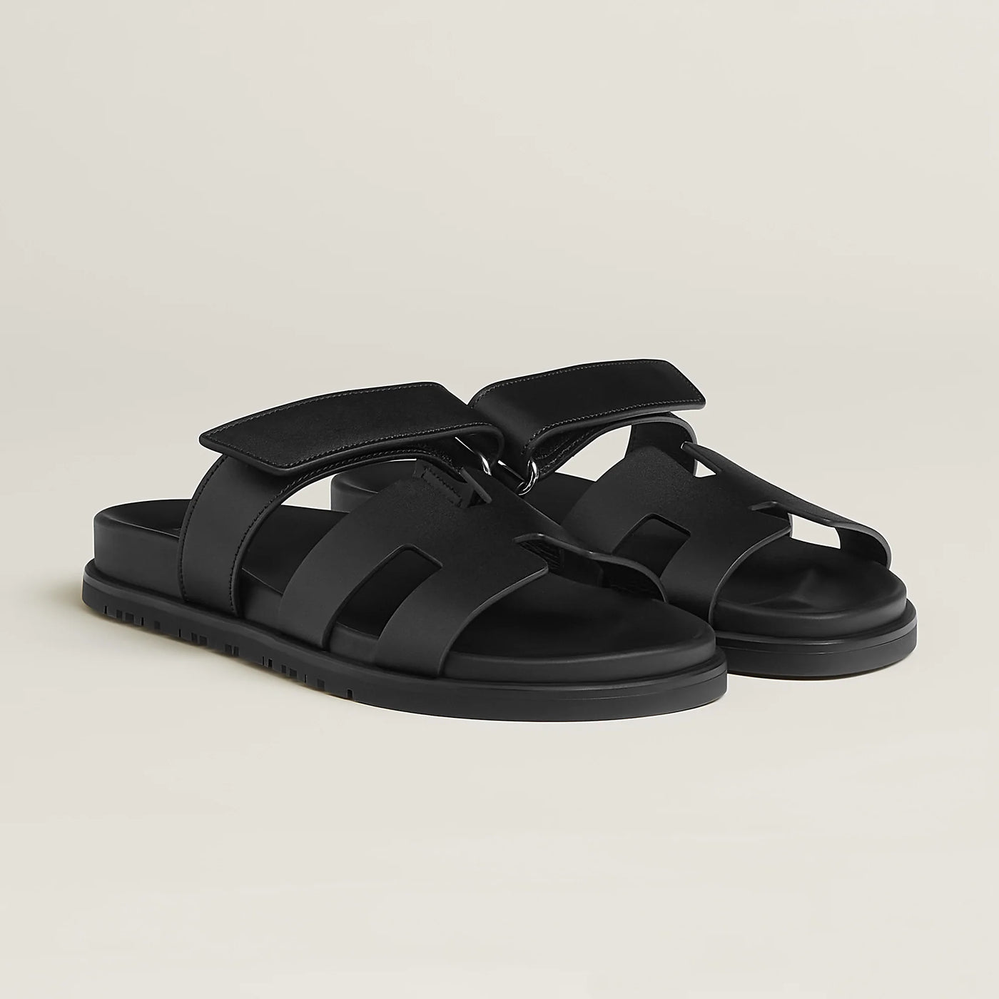 Sandales Hermès Chypre Noir — vue 2