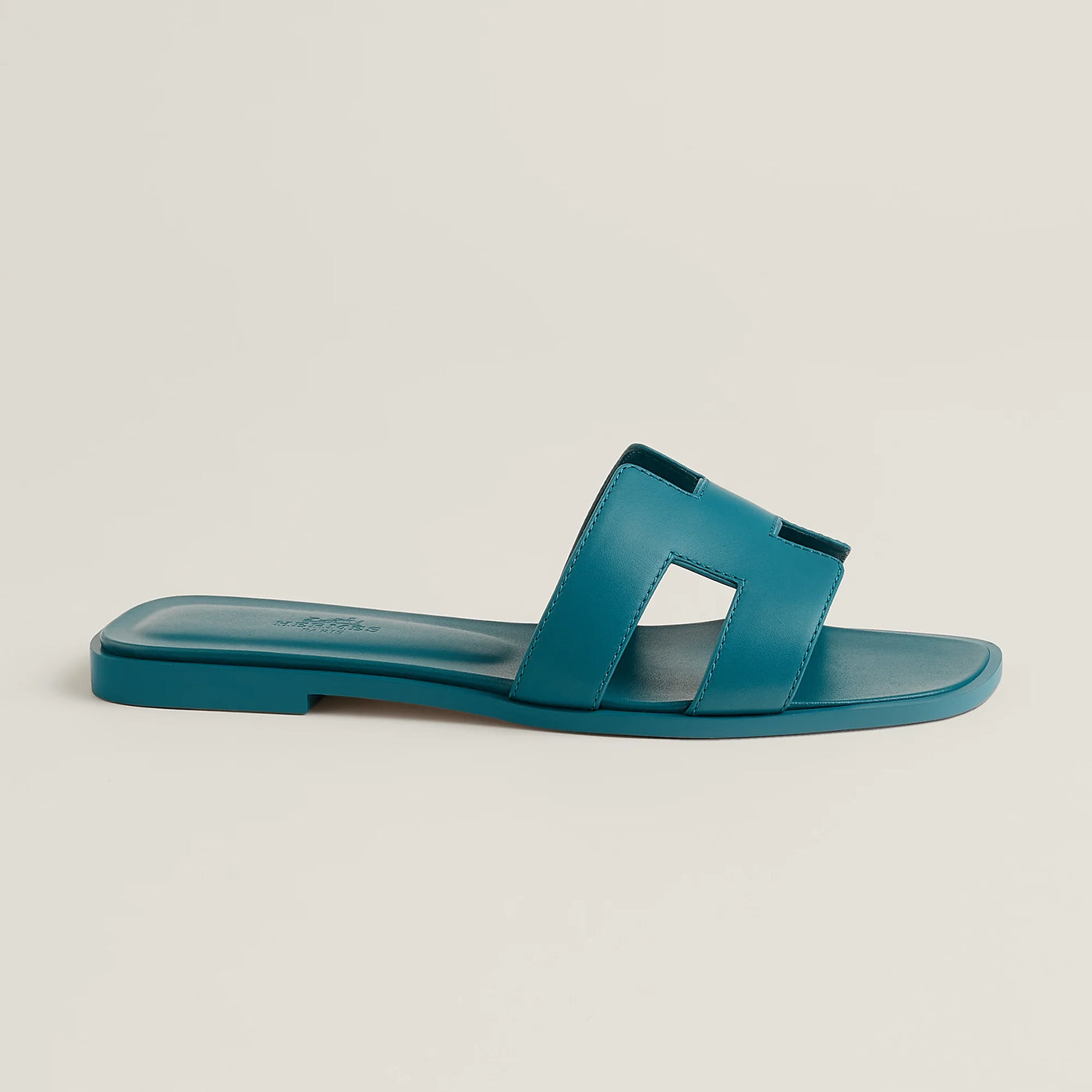 Sandales Hermès Oran Bleu Iroise