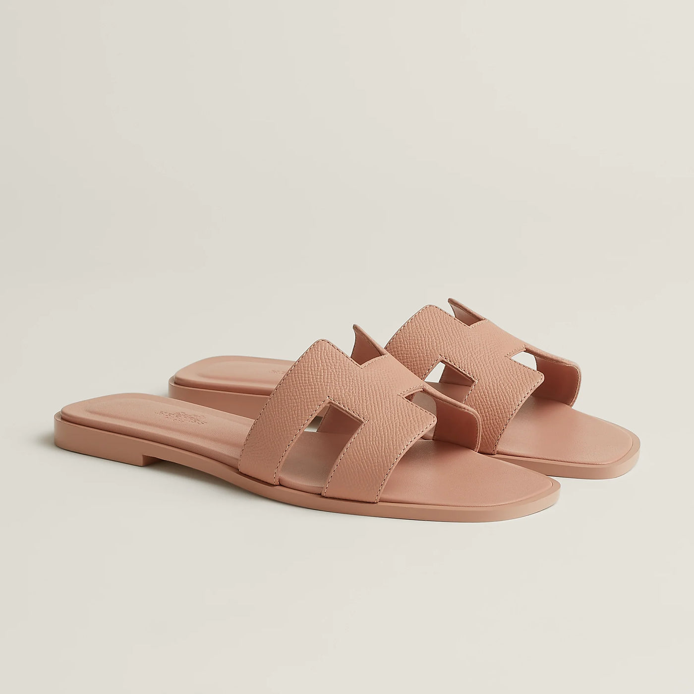 Sandales Hermès Oran Beige/Perlino — vue 2