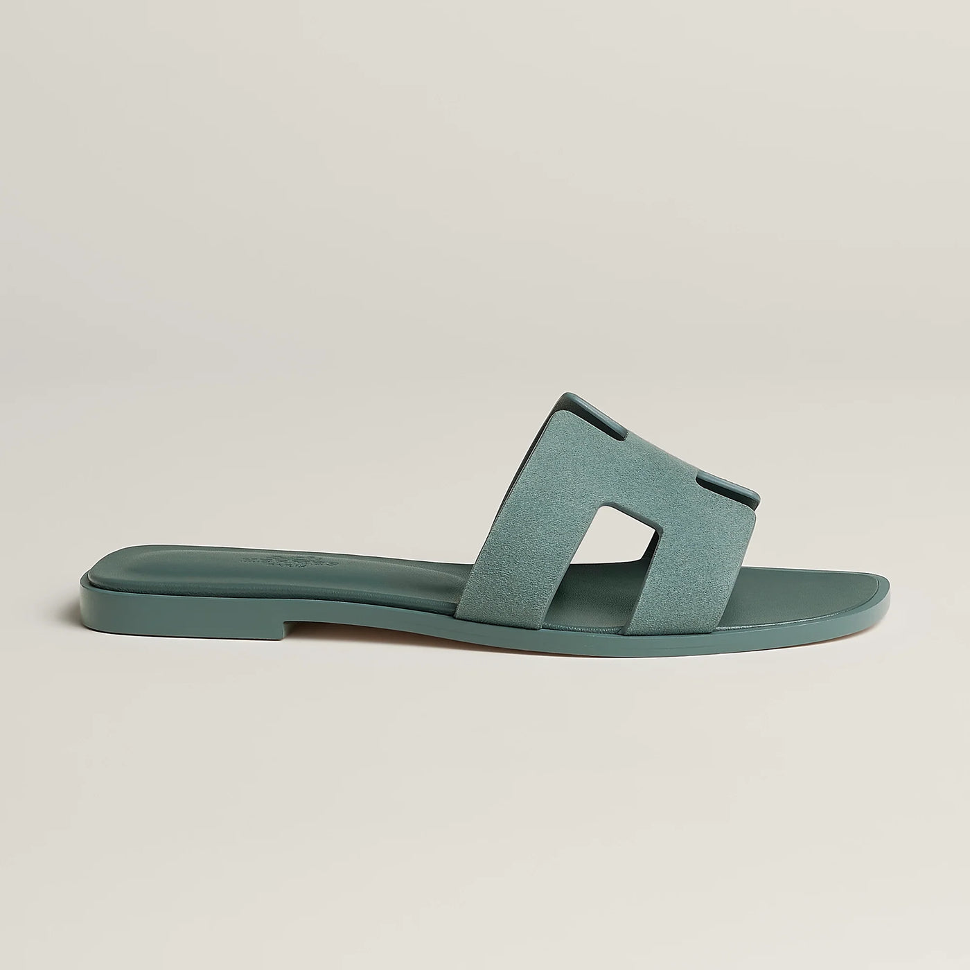 Sandales Hermès Oran Bleu Tonnerre