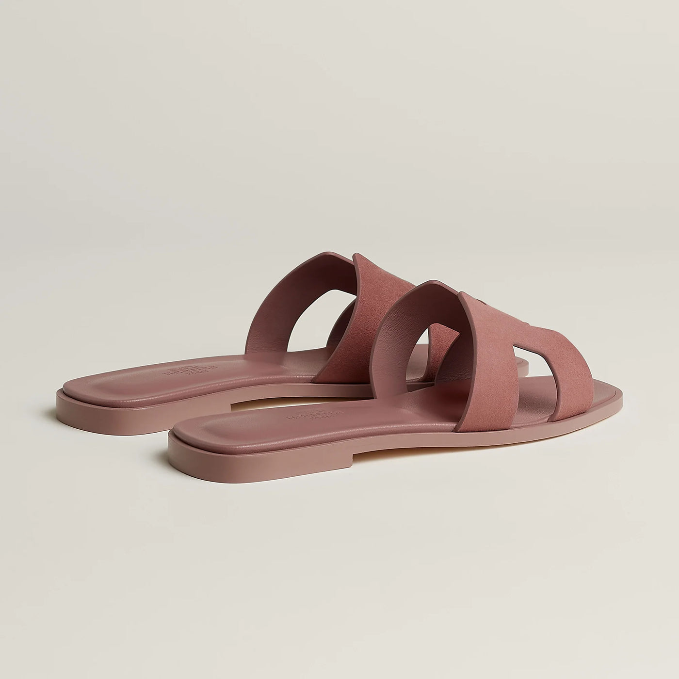 Sandales Hermès Oran Rose Antique — vue 4