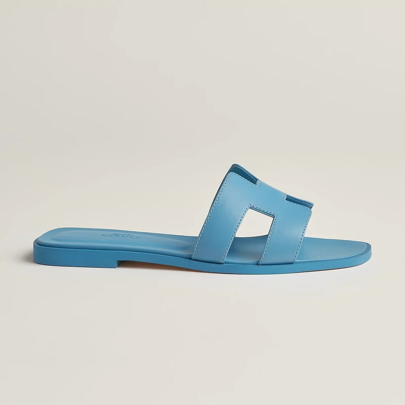 Sandales Hermès Oran Bleu