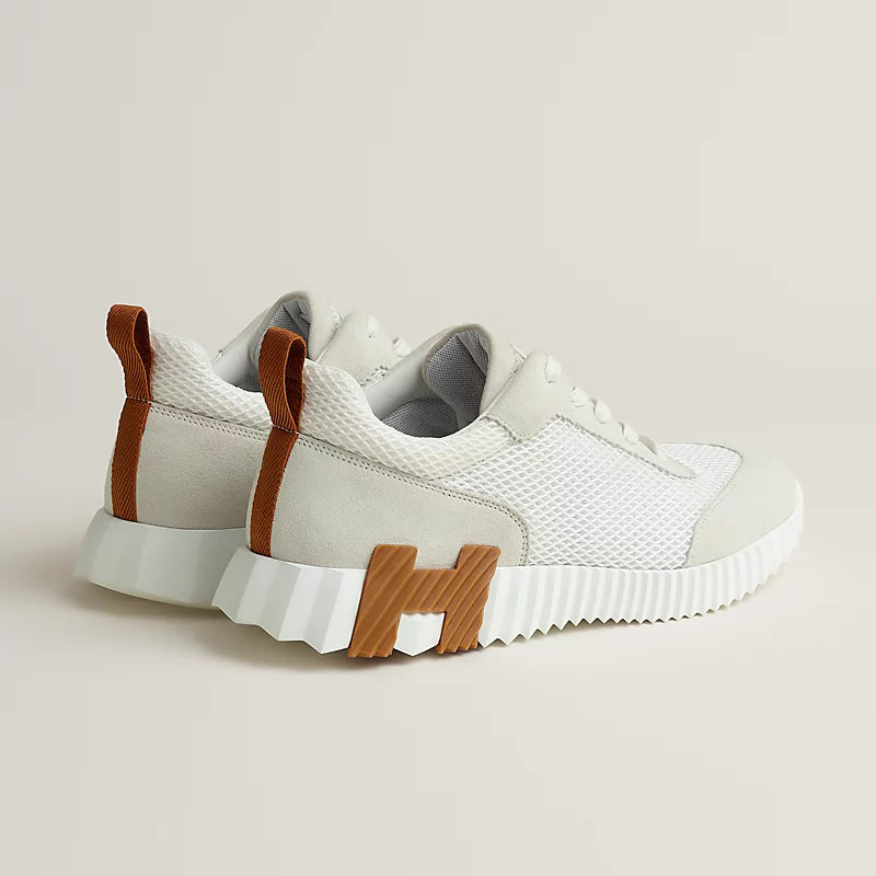 Baskets Hermès Bouncing Blanc Beige — vue 4