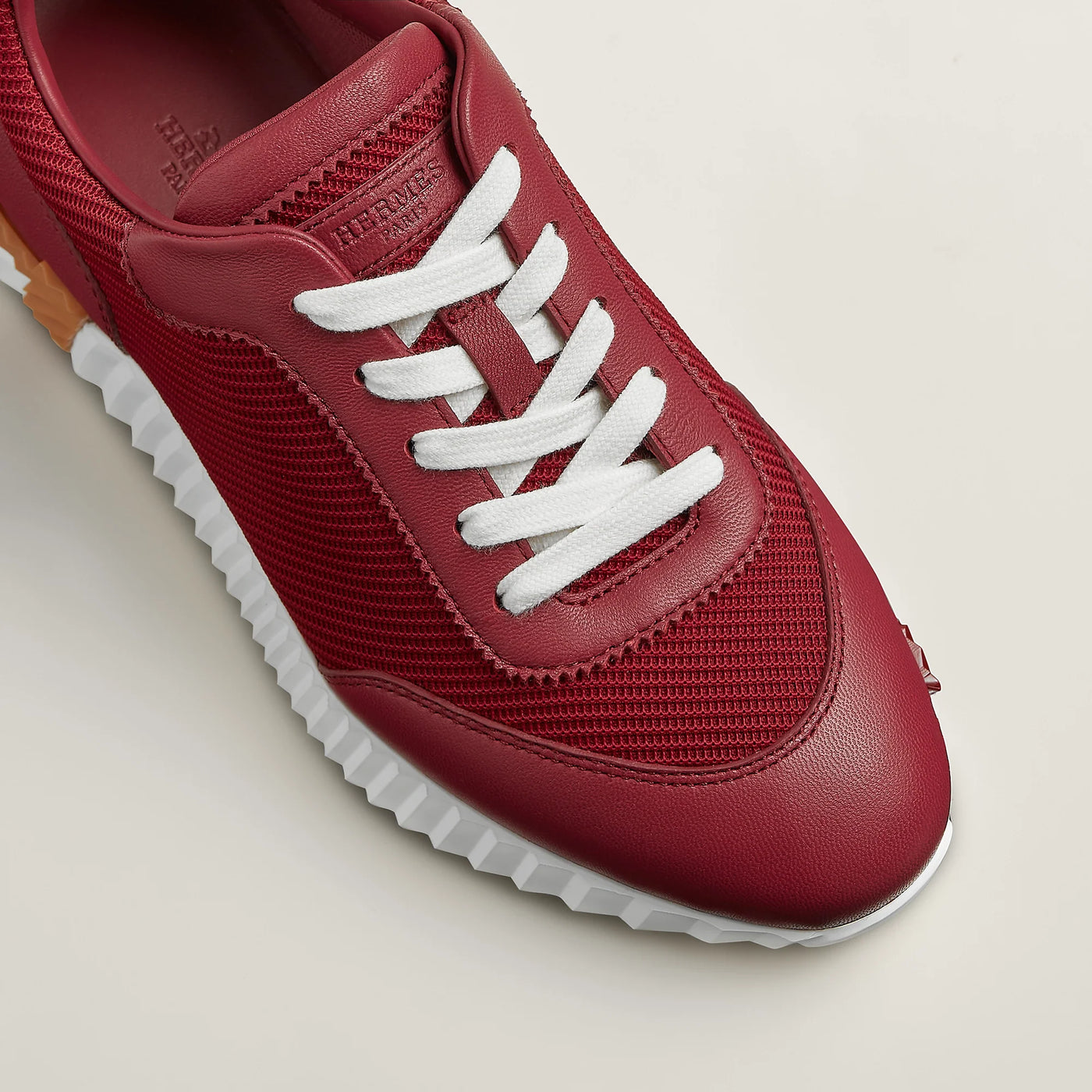Baskets Hermès Bouncing Rose Lie de Vin — vue 5