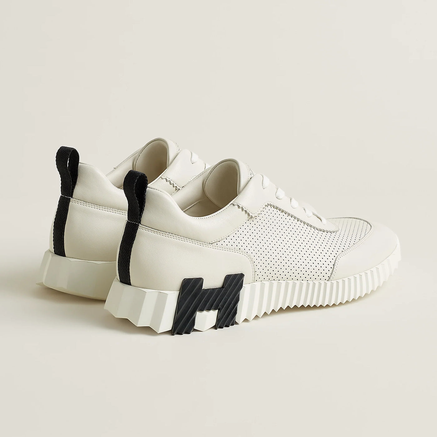 Baskets Hermès Bouncing Beige/Noir — vue 3