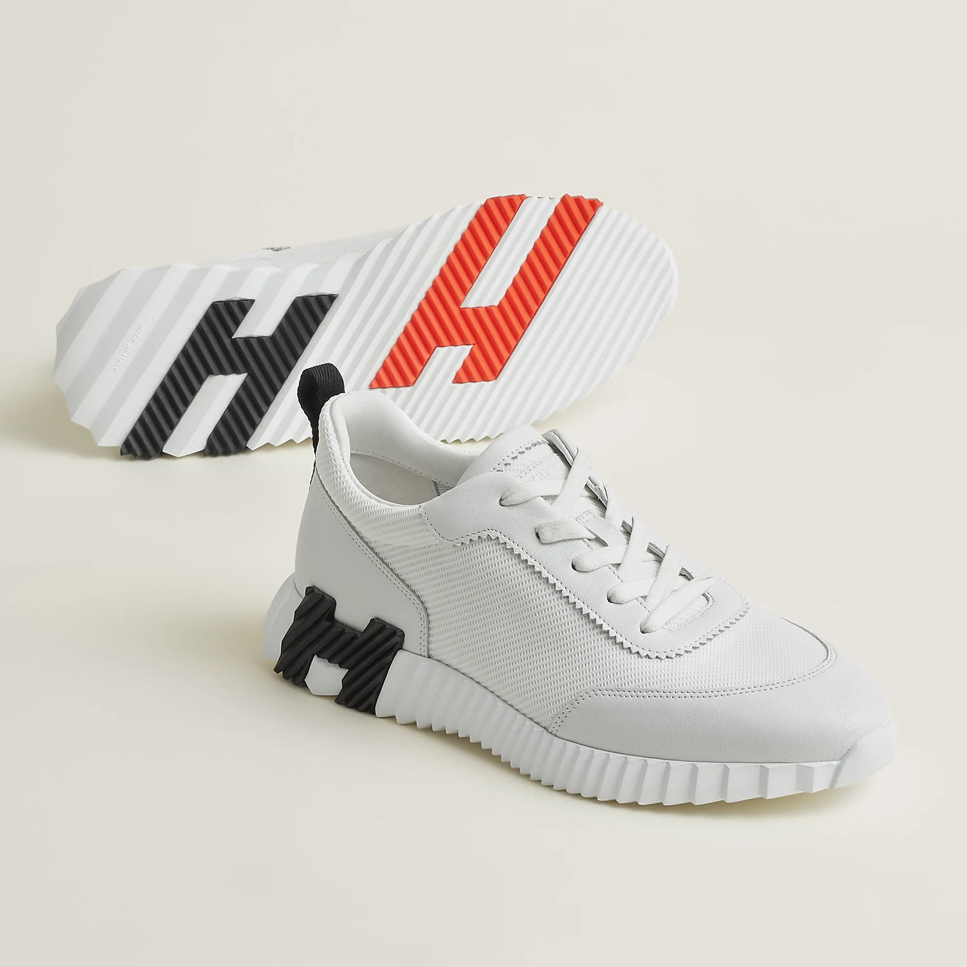 Baskets Hermès Bouncing Classic Blanc — vue 2