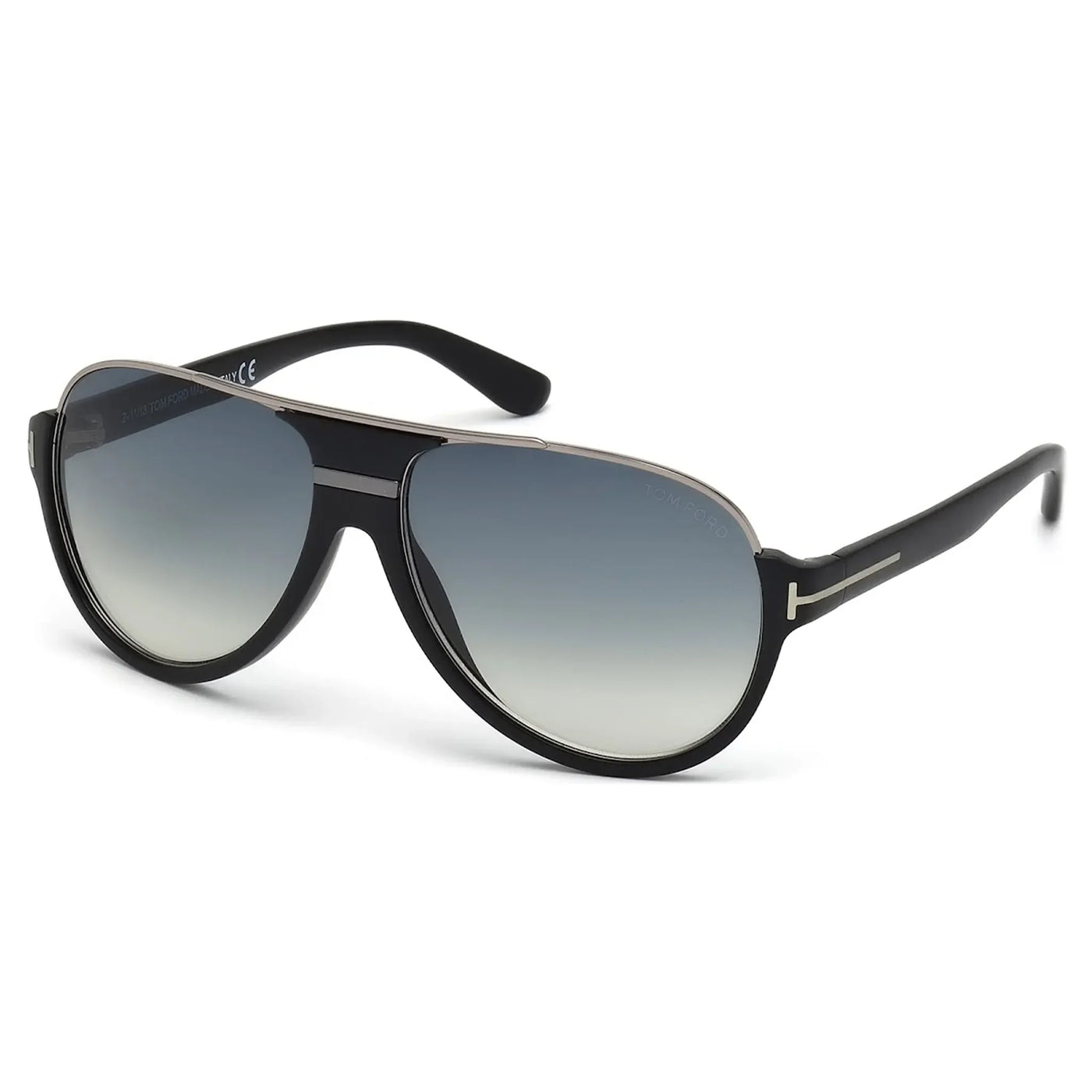 Lunettes de soleil Tom Ford Dimitry Ft0334 02W 59 Noir Bleu — vue 4