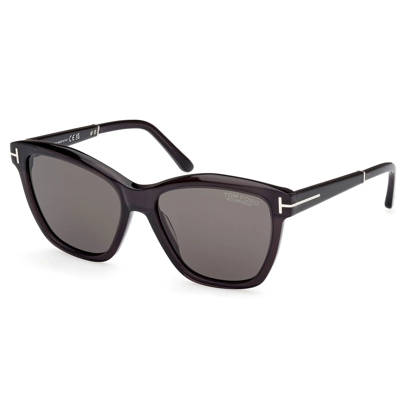 Lunettes de soleil Tom Ford Lucia Ft1087 05D Noir Polarised — vue 3